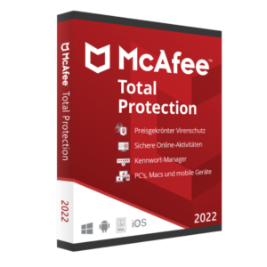 Bürosoftware – Ihr Schlüssel zur Produktivitätssteigerung perfekt im Arbeitsalltag 11 McAfee Total Protection